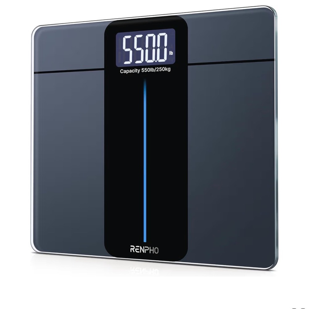 RENPHO 550lb Scale for Body Weight, Digital Bathroom Scale with Large LED Displa